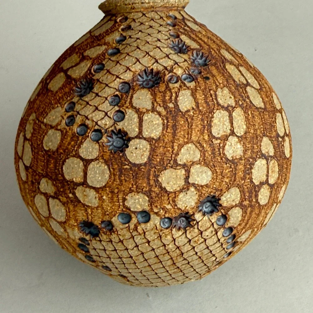 Don McWhorter‎ Studio Pottery Bud Vase Signed 1988 Art Pottery